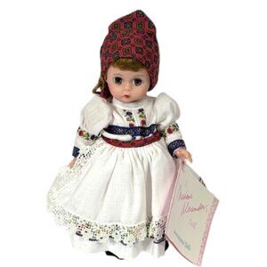 Rare Madame Alexander restrung 8" Croatia with stand.